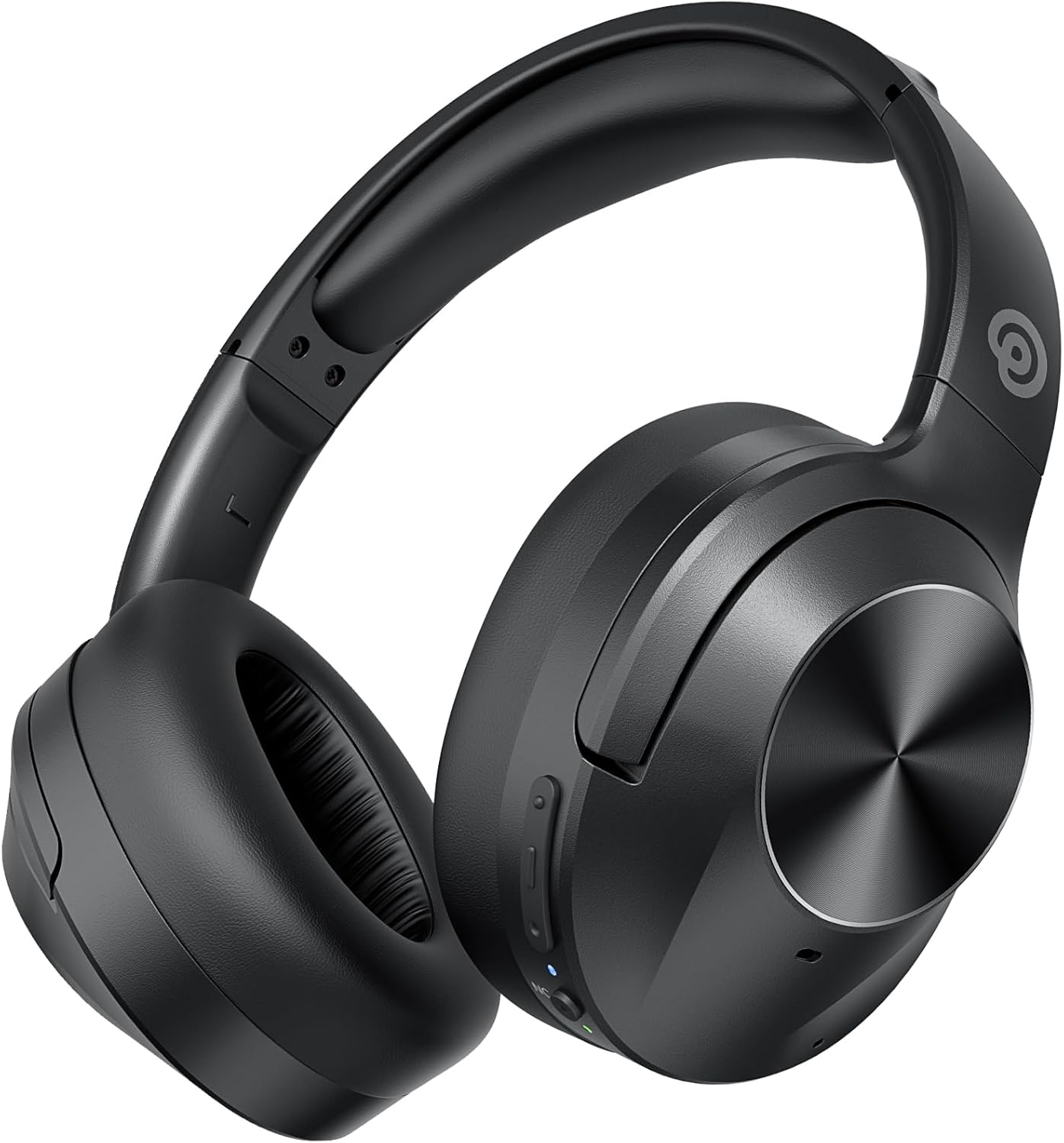 Noise Cancelling Headphones with HD Sound, Wireless Bluetooth Headphones Over The Ear Unequaled Comfort, Vivid Deep Bass, for Home Office Travel Birthday Gift, Black